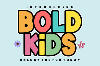 Kids' Creative Font Projects for Bold Designs