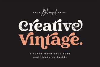 Stylish Vintage Fonts for Modern Design Projects