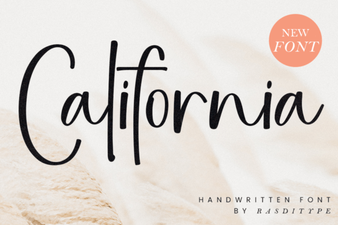 California Font Designs for Creative Projects