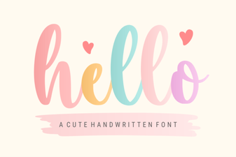 Discover the Hello Font for Creative Web Projects