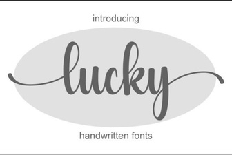 Lucky Fonts for Design Projects and Creative Ideas