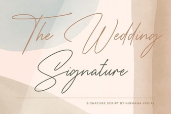 Crafting Your Dream Wedding Signature Font